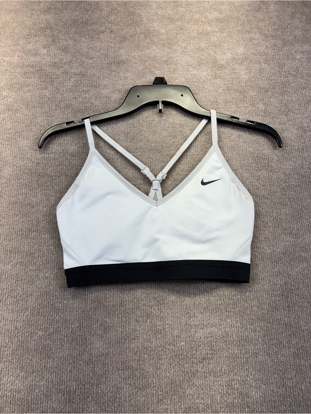 Nike Gray Sports Bra with Removable pads size Medium